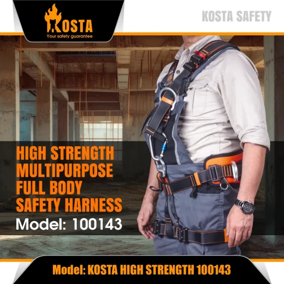 100143 High Strength Multipurpose Full Body Harness