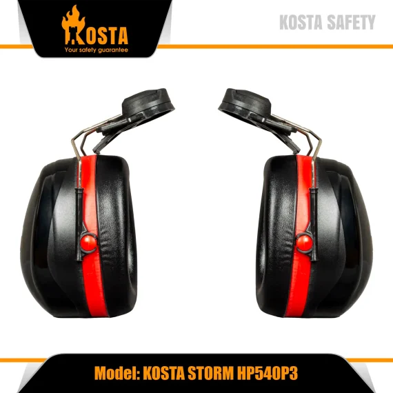 Kosta STORM HP540P3 Helmet Mounted Earmuff