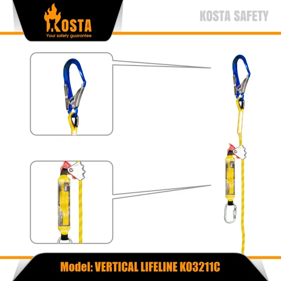 Kosta KO3211C Vertical Lifeline