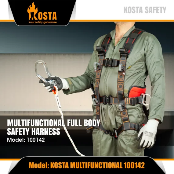 Kosta 100142 Multifunctional Full Body Safety Harness